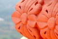 Sand stone carving of Flower Royalty Free Stock Photo