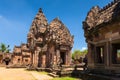 Sand stone castle, phanomrung in Buriram province, Royalty Free Stock Photo