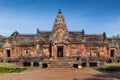 Sand stone castle, phanomrung in Buriram province Royalty Free Stock Photo