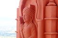 Sand stone sculpture of Rural man. Royalty Free Stock Photo