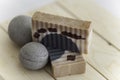 Sand and stone soap