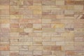 Sand stone wall