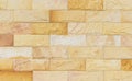 Sand stone wall texture and ackground of decorate Royalty Free Stock Photo