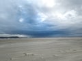 Sand storm at Dooey beach by Lettermacaward in County Donegal - Ireland Royalty Free Stock Photo