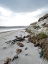 Sand storm at Dooey beach by Lettermacaward in County Donegal - Ireland