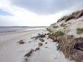 Sand storm at Dooey beach by Lettermacaward in County Donegal - Ireland