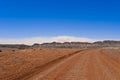 Sand storm in the outback Royalty Free Stock Photo