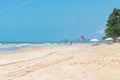 Sand strip of Boa Viagem beach in Recife, PE, Brazil Royalty Free Stock Photo