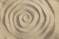 Sand swirl Royalty Free Stock Photo