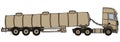 Sand tank semitrailer