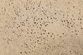 Sand texture as abstract background. Wet sea sand background. Royalty Free Stock Photo