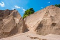 Sand texture background of canyon at grand canyon Kapong Royalty Free Stock Photo
