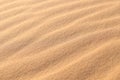 Sand texture - background of desert sand dunes. Beautiful structures of sandy dunes. sand with wave from wind in desert Royalty Free Stock Photo