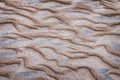 Sand texture in a beach