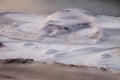 Sand texture in the desert. Sand waves