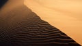 Sand texture with light and shadows in Erg Chigaga Royalty Free Stock Photo