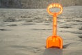 sand tool toy play ground orange color