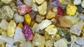 Sand under the microscope - detail Royalty Free Stock Photo