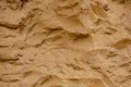 Sand wall texture in a sand pit Royalty Free Stock Photo