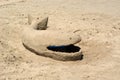 Sand Whale Royalty Free Stock Photo