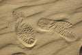 Sandal imprint