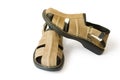 Sandals isolated on white Royalty Free Stock Photo