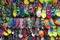 Sandals for sale near the New Market, Kolkata, India