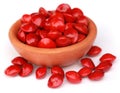 Sandalwood Seeds in a brown bowl