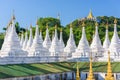 Sandamuni Pagoda Temple stupas in Mandalay, Myanmar Royalty Free Stock Photo