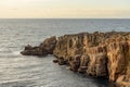 Sandanbeki Rock Cliff on Pacific coast in Shirahama Town in Wakayama prefecture Japan