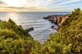 Sandanbeki Rock Cliff on Pacific coast in Shirahama Town in Wakayama prefecture Japan