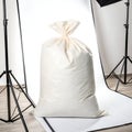Sandbag Isolated on White Background Royalty Free Stock Photo