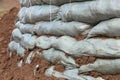 Sandbags for flood protection