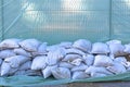 Sandbags Royalty Free Stock Photo