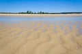Sandbank at low tide Royalty Free Stock Photo