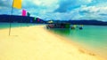 The Sandbar of Buntod Reef Marine Sanctuary in Masbate, Philippines