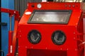 Sandblasting cabinet