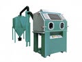 Sandblasting machine on white background