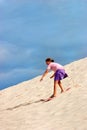 Sandboard fun Royalty Free Stock Photo