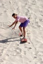 Sandboard fun Royalty Free Stock Photo