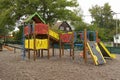 Sandbox and slid at playing area