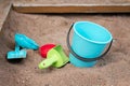 Sandbox toys for outdoor play