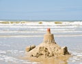 Sandcastle on the beach