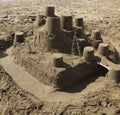 Sandcastle on the beach