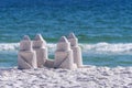 Sandcastle on Gulf Island National Seashore, Pensacola Beach, Florida