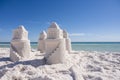 Sandcastle on Gulf Island National Seashore, Pensacola Beach, Florida