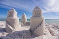 Sandcastle on Gulf Island National Seashore, Pensacola Beach, Florida