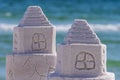 Sandcastle on Gulf Island National Seashore, Pensacola Beach, Florida