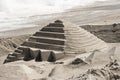 Sandcastle Pyramid Royalty Free Stock Photo