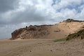 Sanddune at the beach in Australia Royalty Free Stock Photo